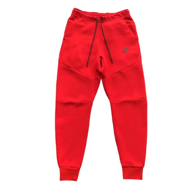 Pantalón Largo Nike Tech Fleece Rojo