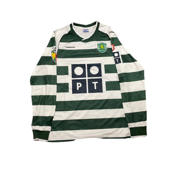 Camiseta Retro Sporting de Lisboa 02/03 manga larga