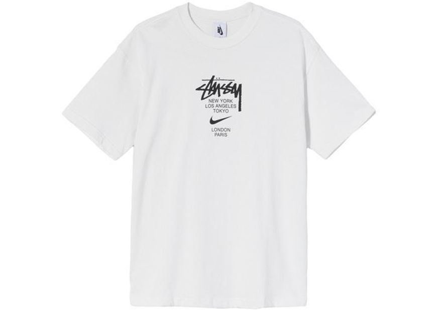 Camiseta STÜSSY x NIKE Blanca