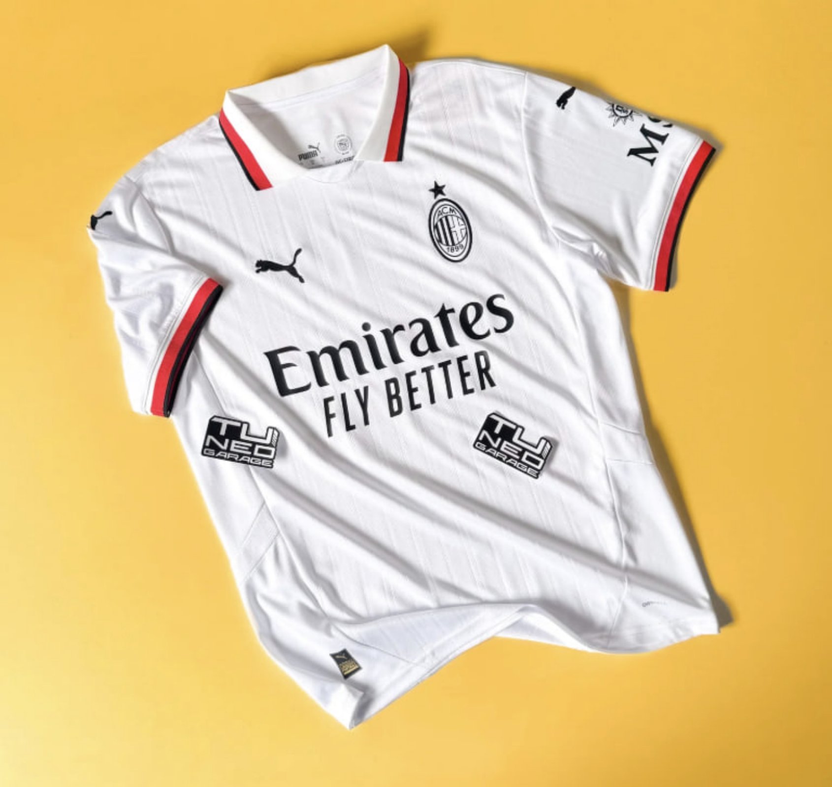 Camiseta AC Milan 24/25 2ª equipación dorsales especiales