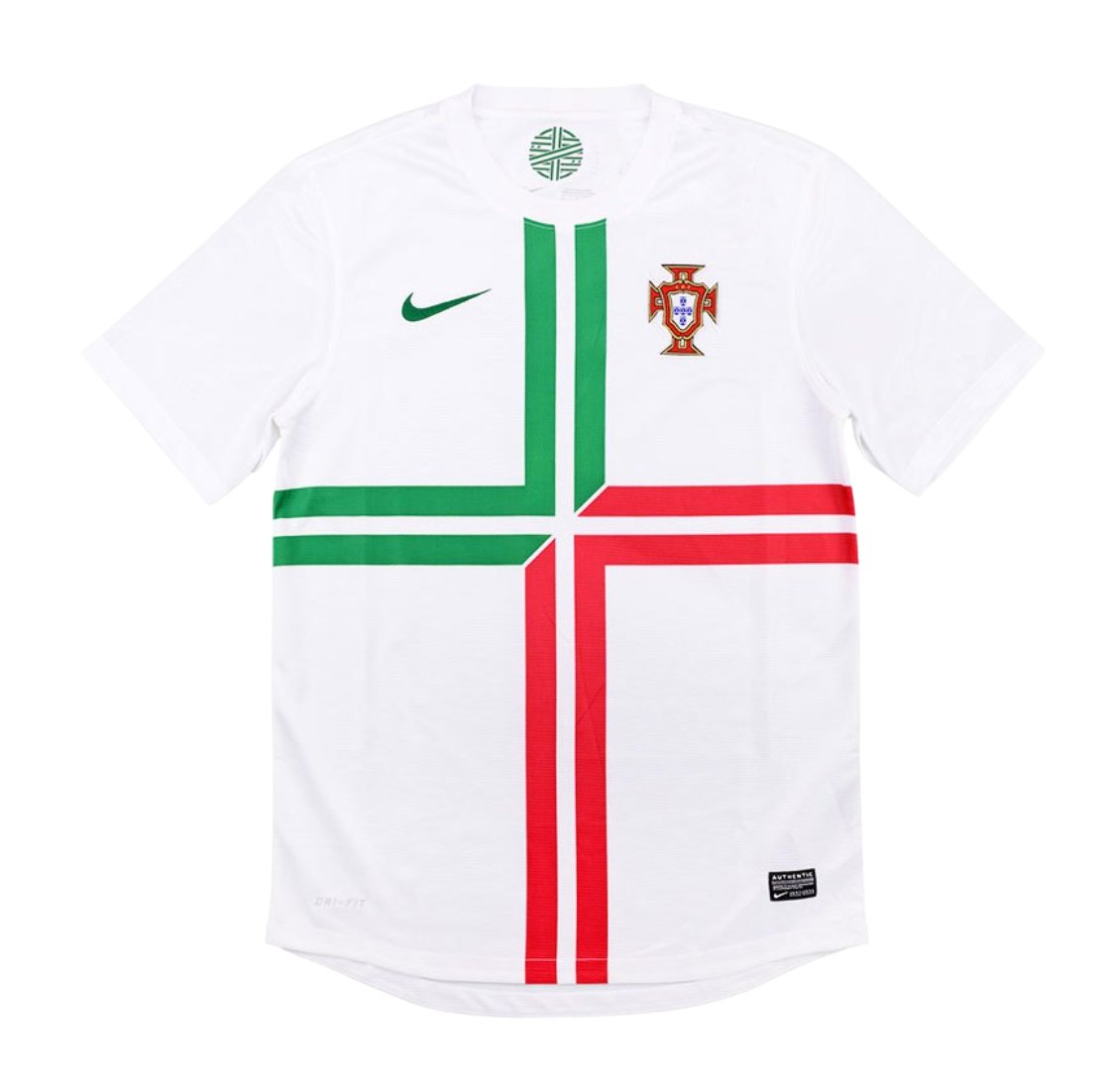 Camiseta Retro Portugal 2012 2ª equipación