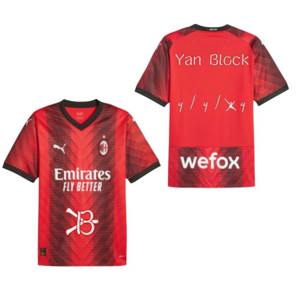 Camiseta Edición Especial AC Milan x Yan Block
