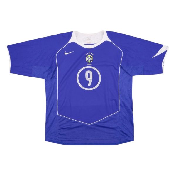 Camiseta Brasil 2004 talla niño 2ª equipación