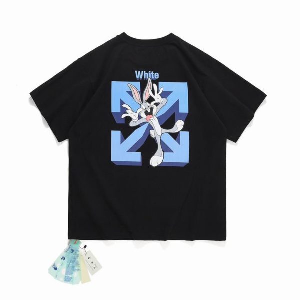 Camiseta Off-White Oversize x Bugs Bunny Negra