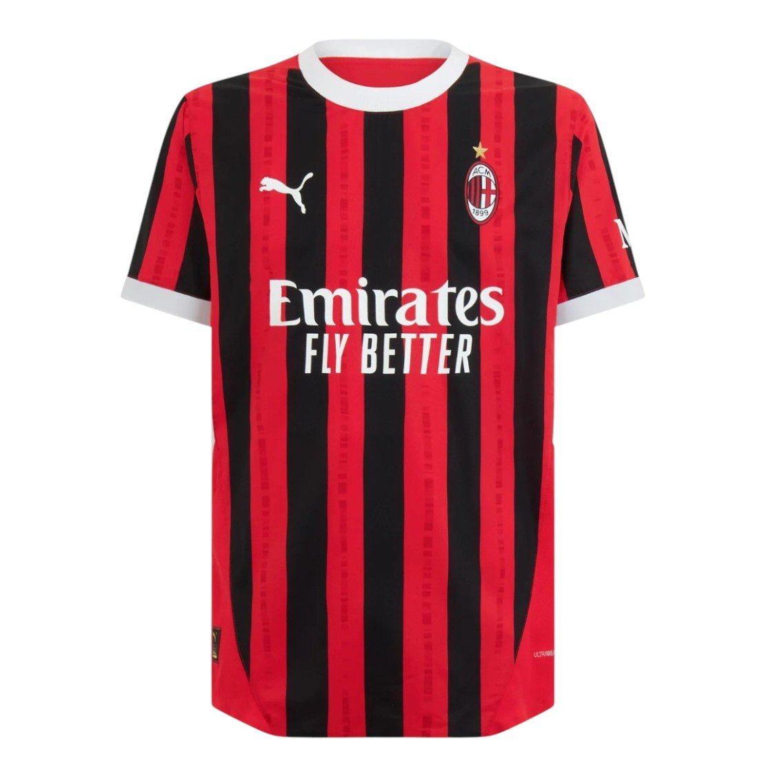 Camiseta AC Milan 24/25 1ª equipación talla niño