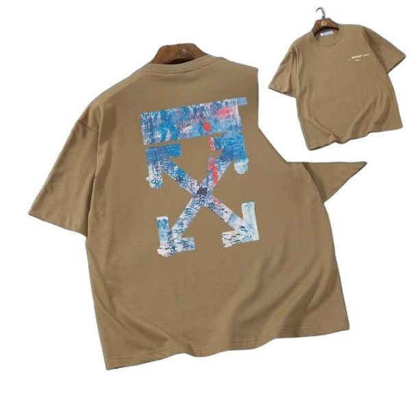Camiseta Off-White Oversize Marrón