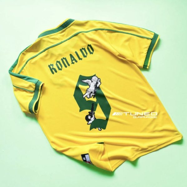Camiseta Retro Brasil dorsales especiales