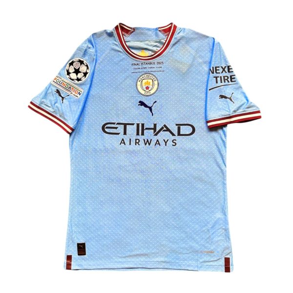 Camiseta retro Manchester City 22/23 1ª equipación - Edición Final Champions