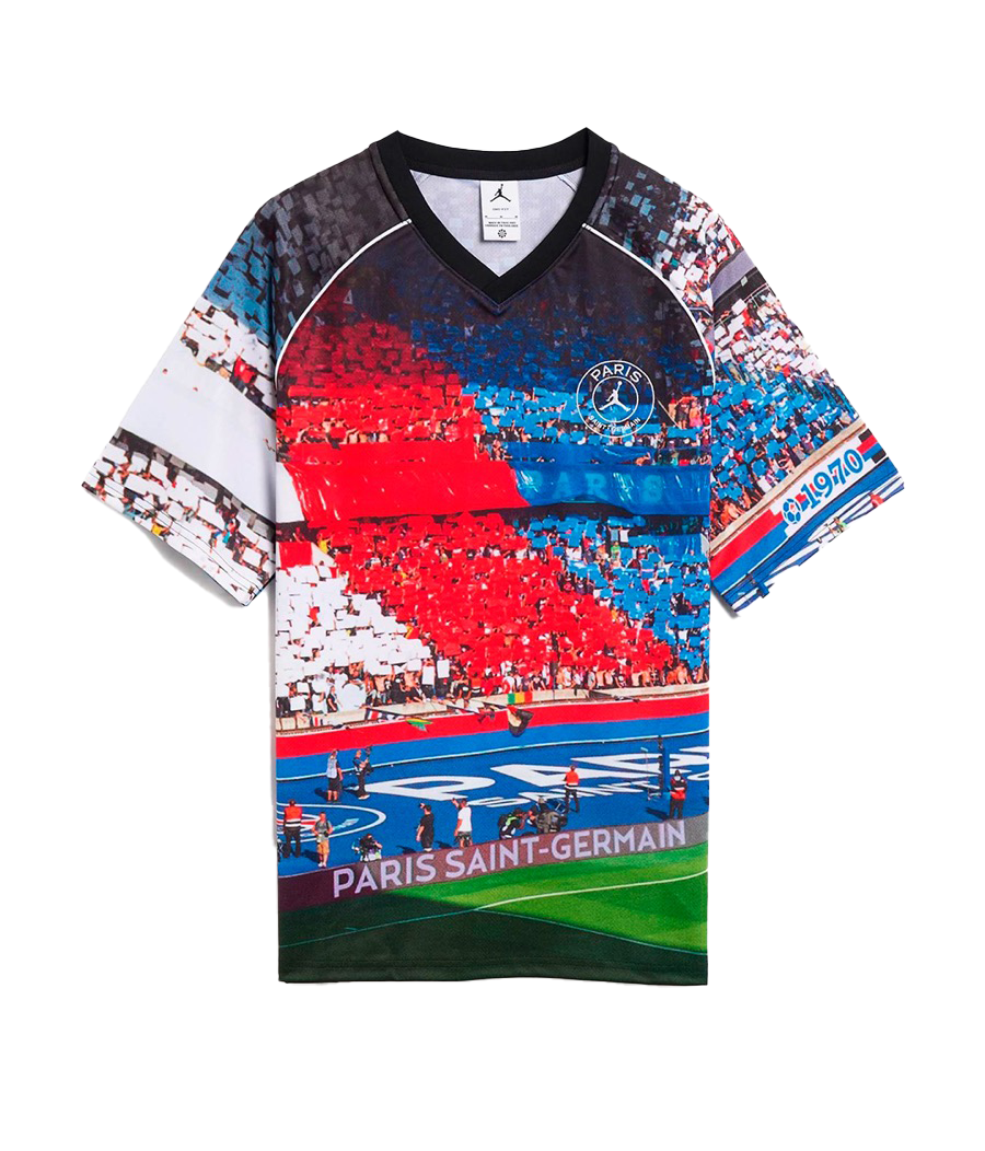 Camiseta PSG X JORDAN especial diseño gráfico
