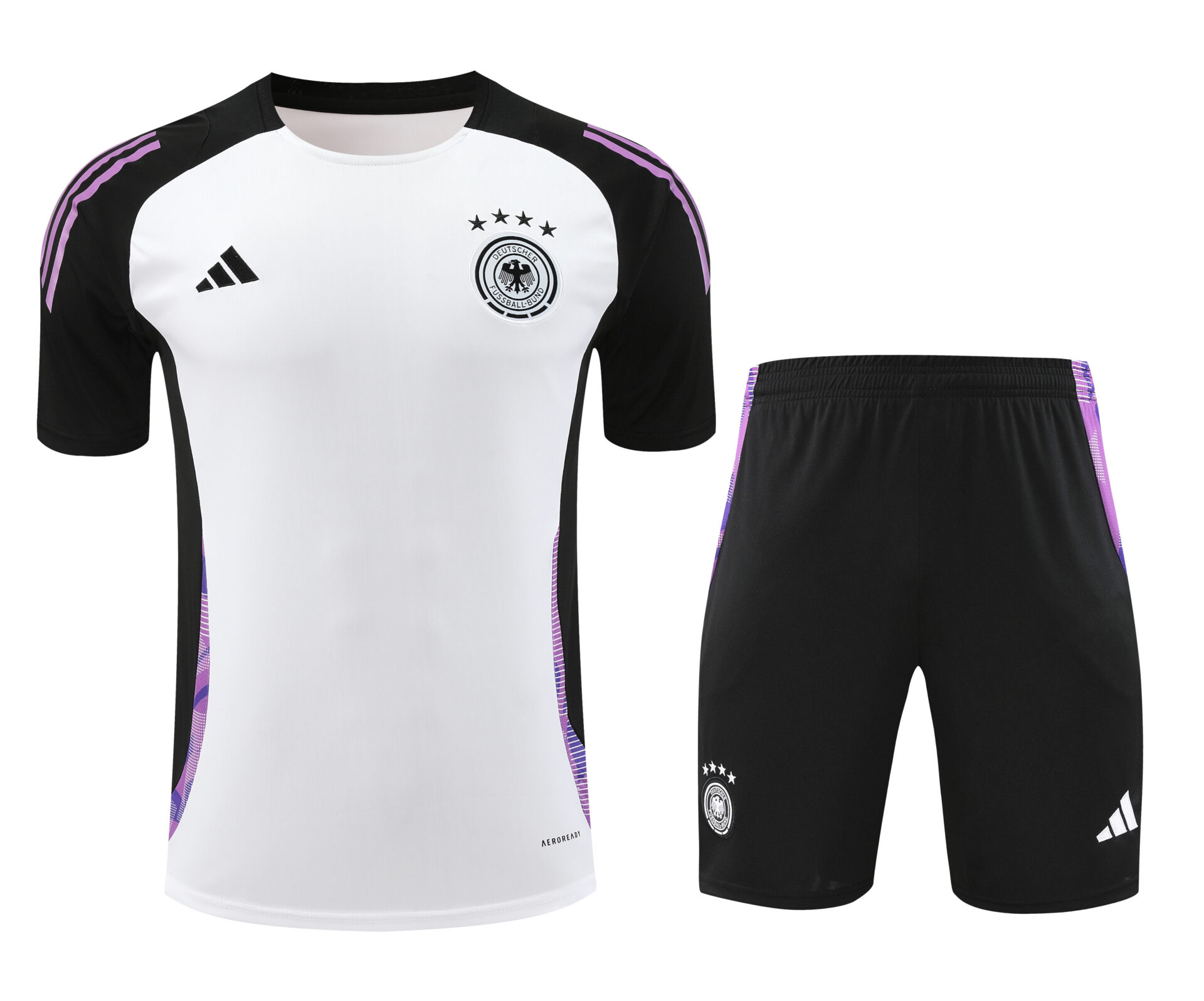 Conjunto de calentamiento Alemania blanco