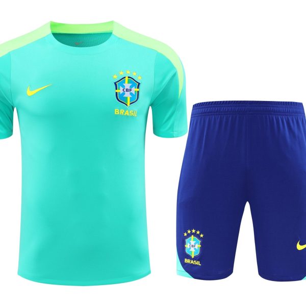 Conjunto de calentamiento Brasil azul celeste