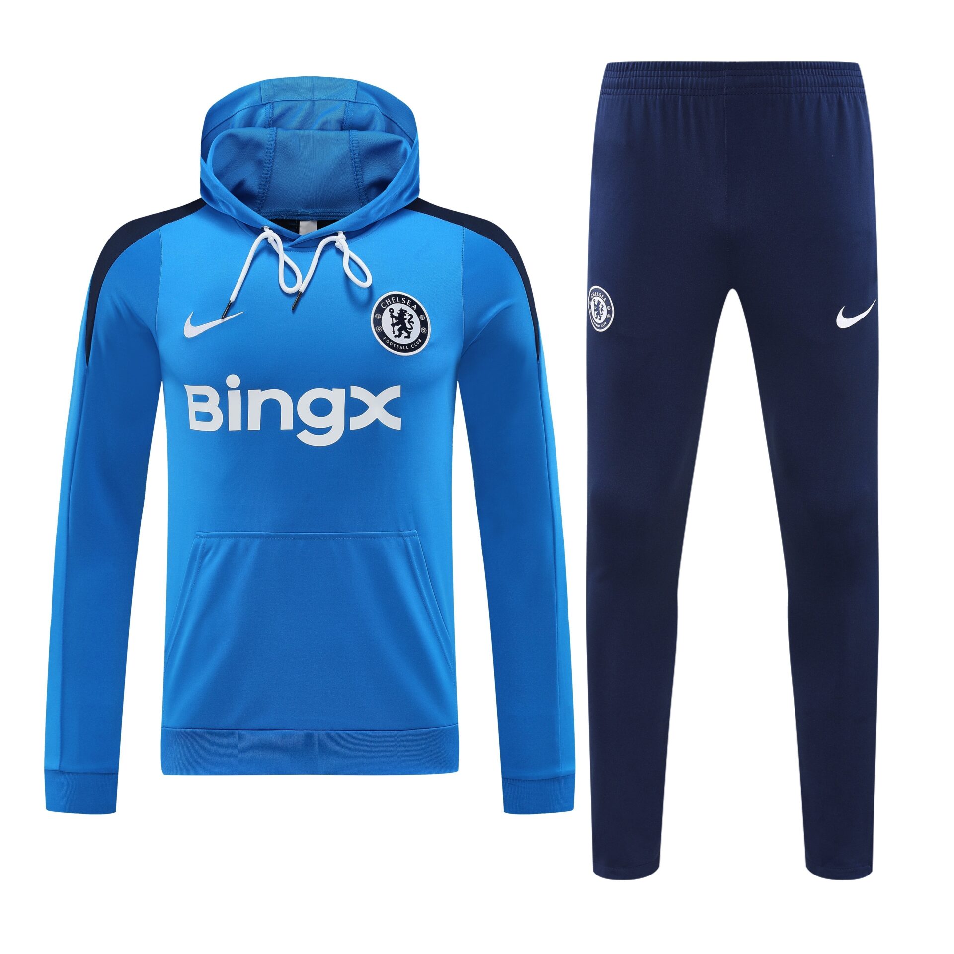 Conjunto manga larga Chelsea azul