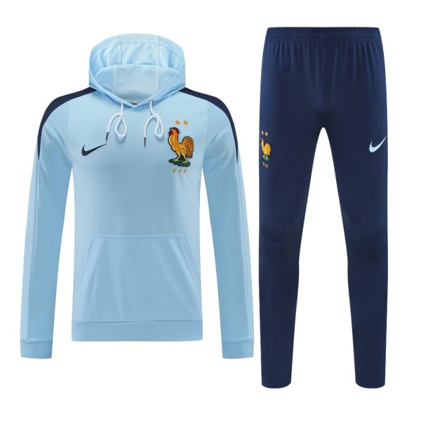 Conjunto manga larga Francia azul claro