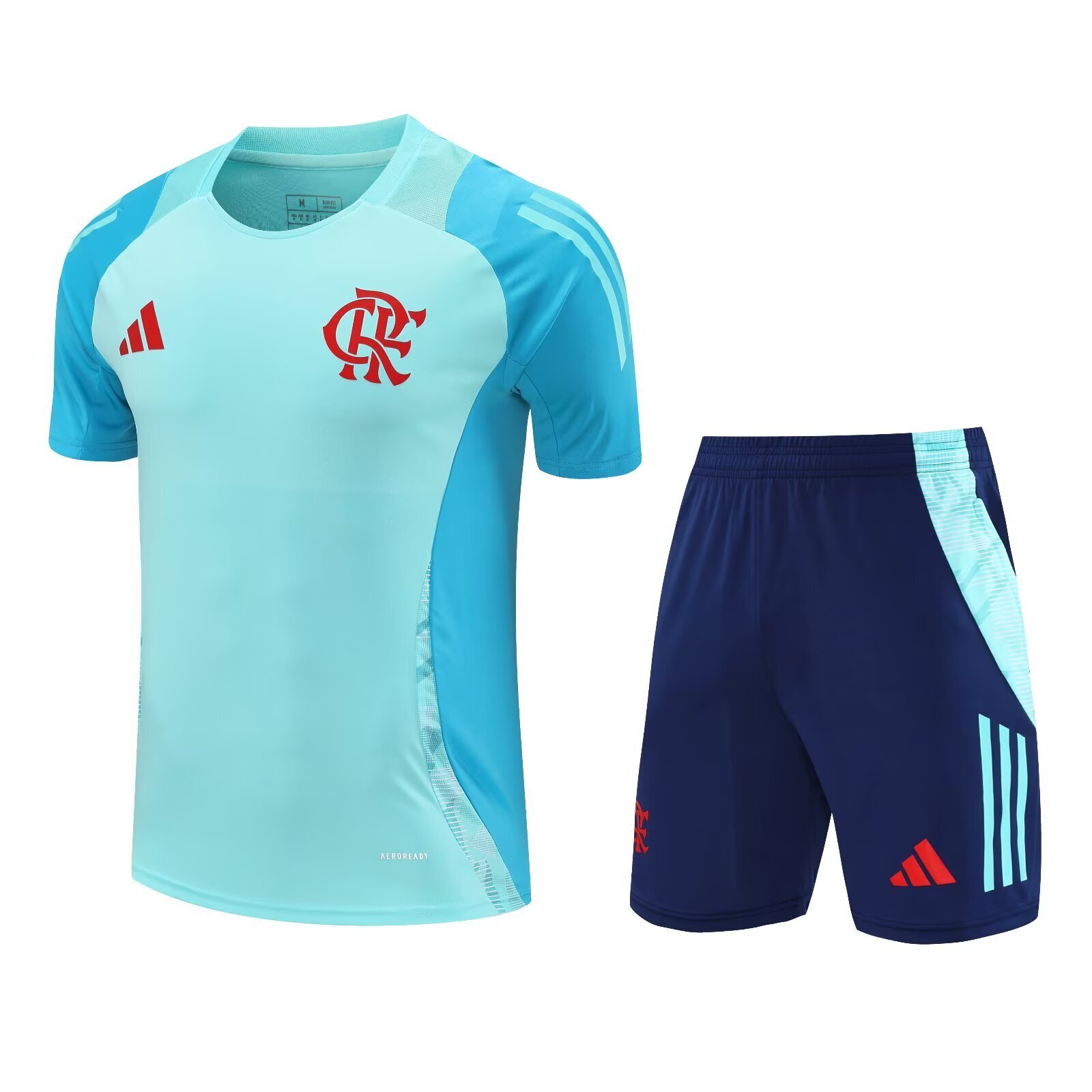 Conjunto de calentamiento Flamengo azul claro