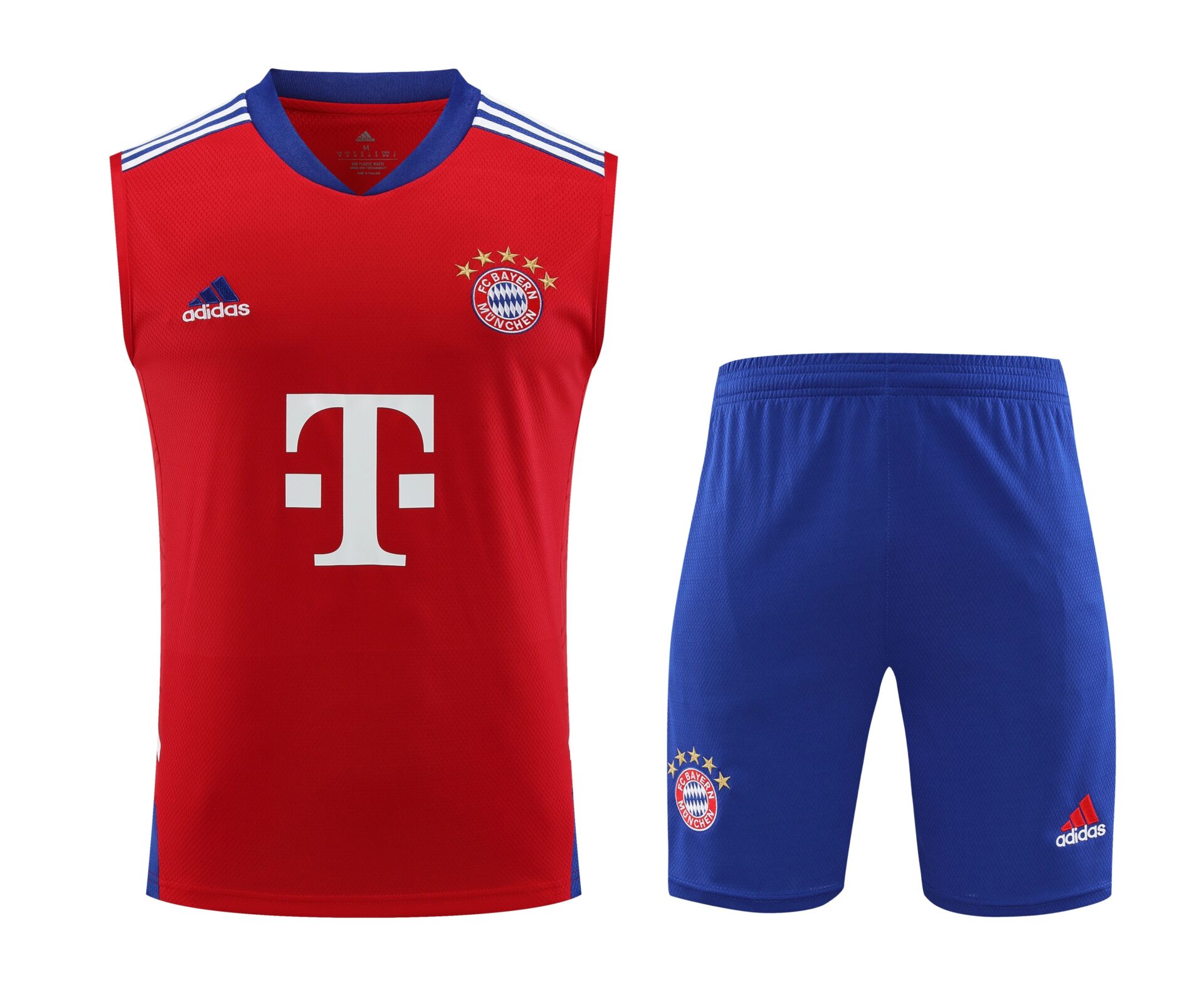 Conjunto tirantes Bayern Múnich rojo y azul