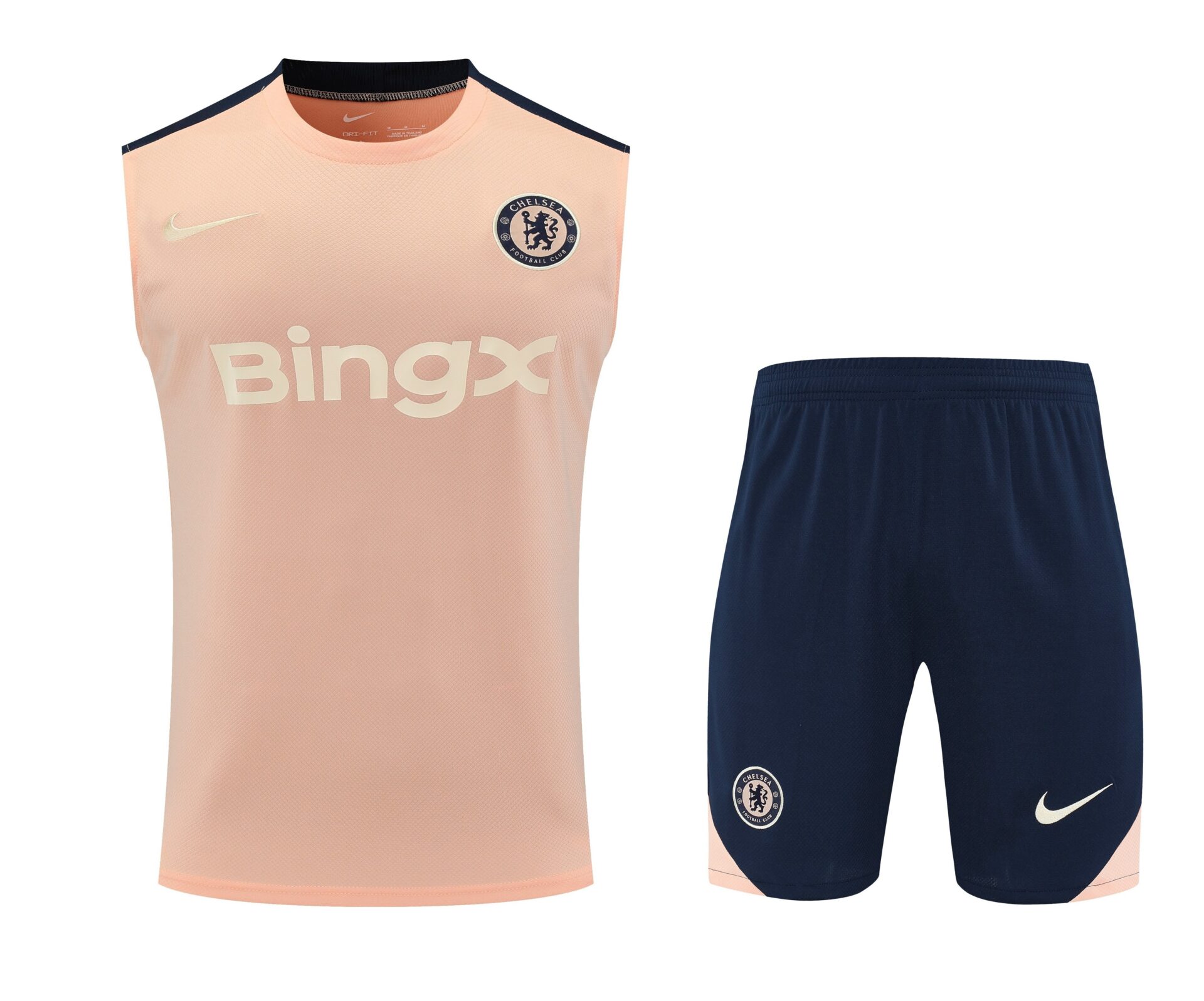 Conjunto tirantes Chelsea salmón