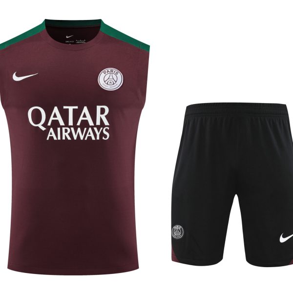 Conjunto tirantes PSG marrón