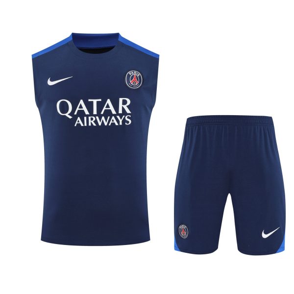 Conjunto tirantes PSG azul oscuro