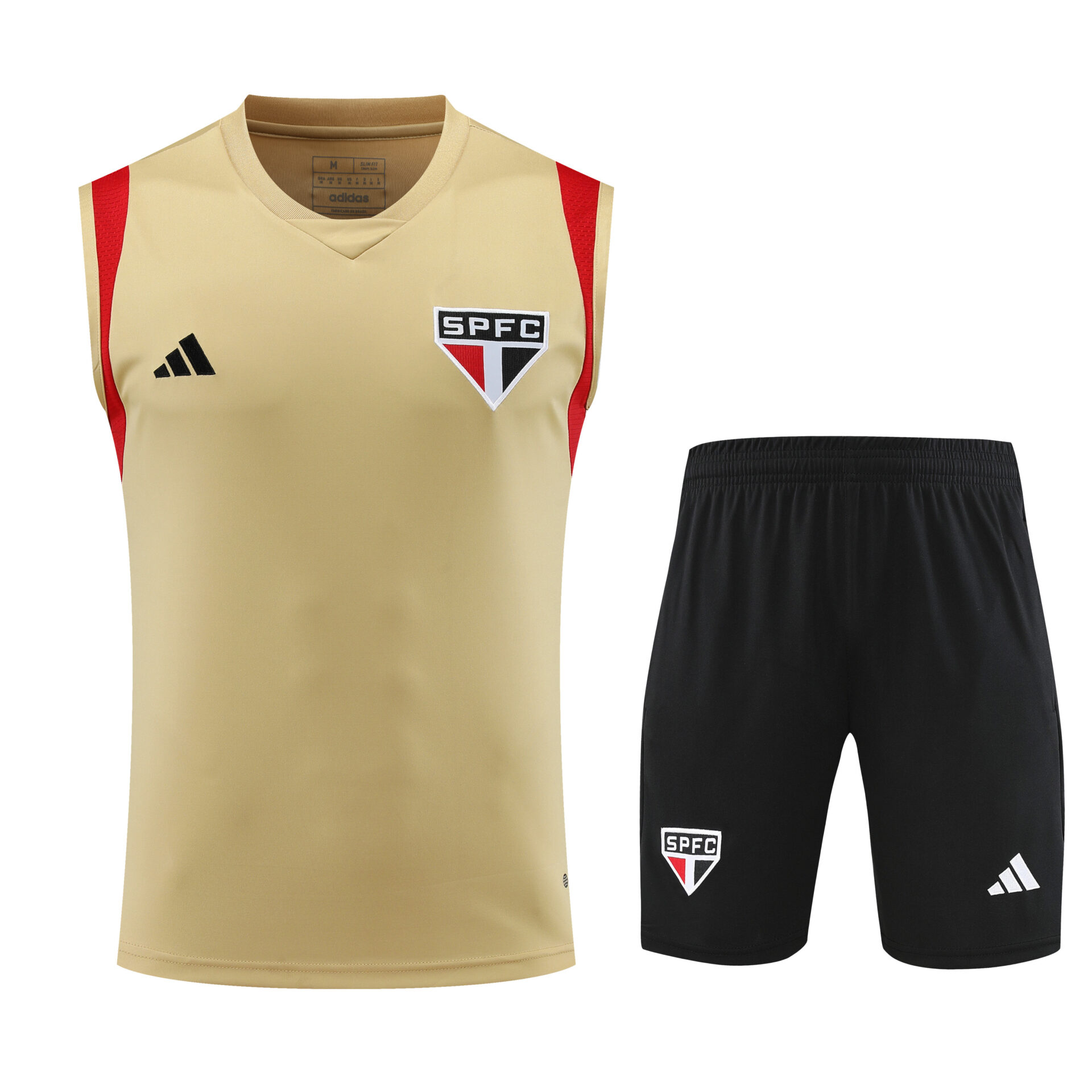 Conjunto tirantes Sao Paulo marrón