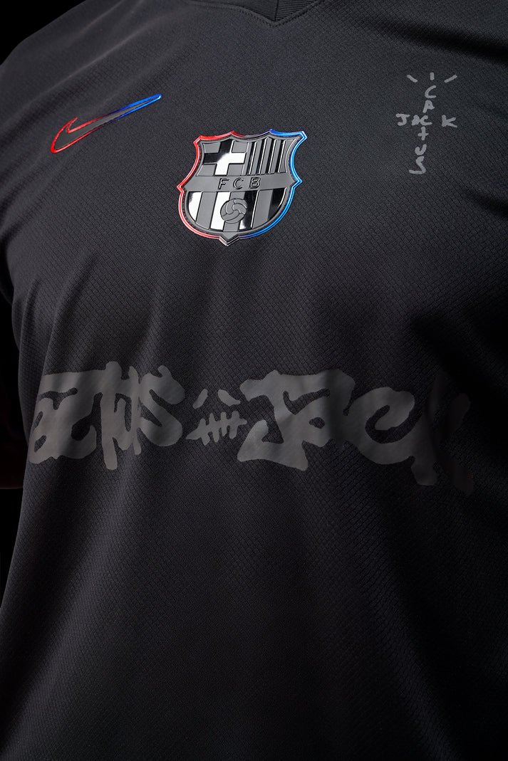 Camiseta FC Barcelona 24/25 talla niño 2ª equipación x Travis Scott