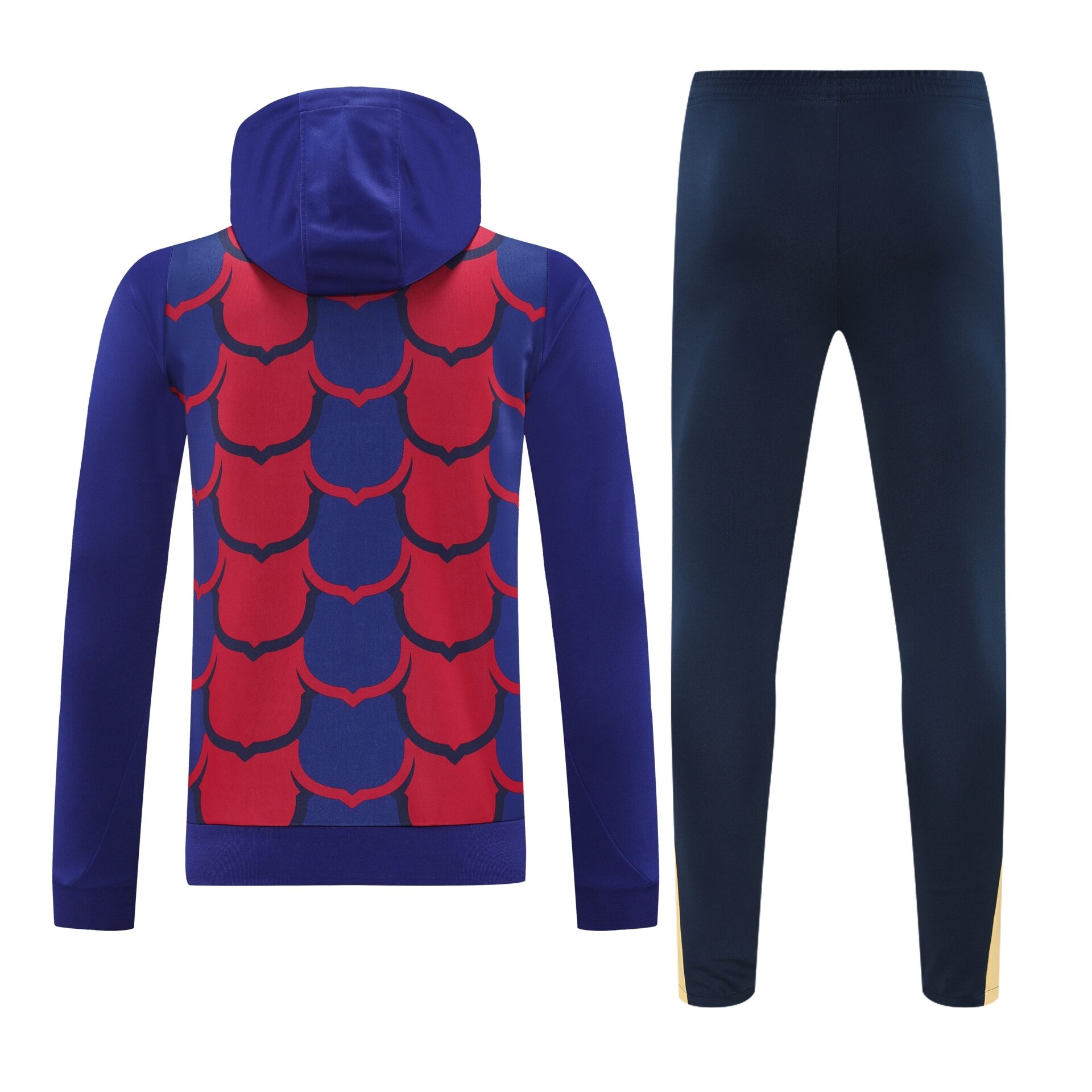 Conjunto manga larga FC Barcelona azul y rojo escudos
