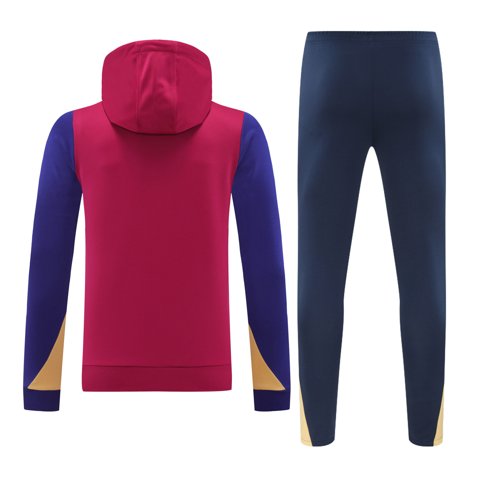 Conjunto manga larga FC Barcelona rojo manga azul