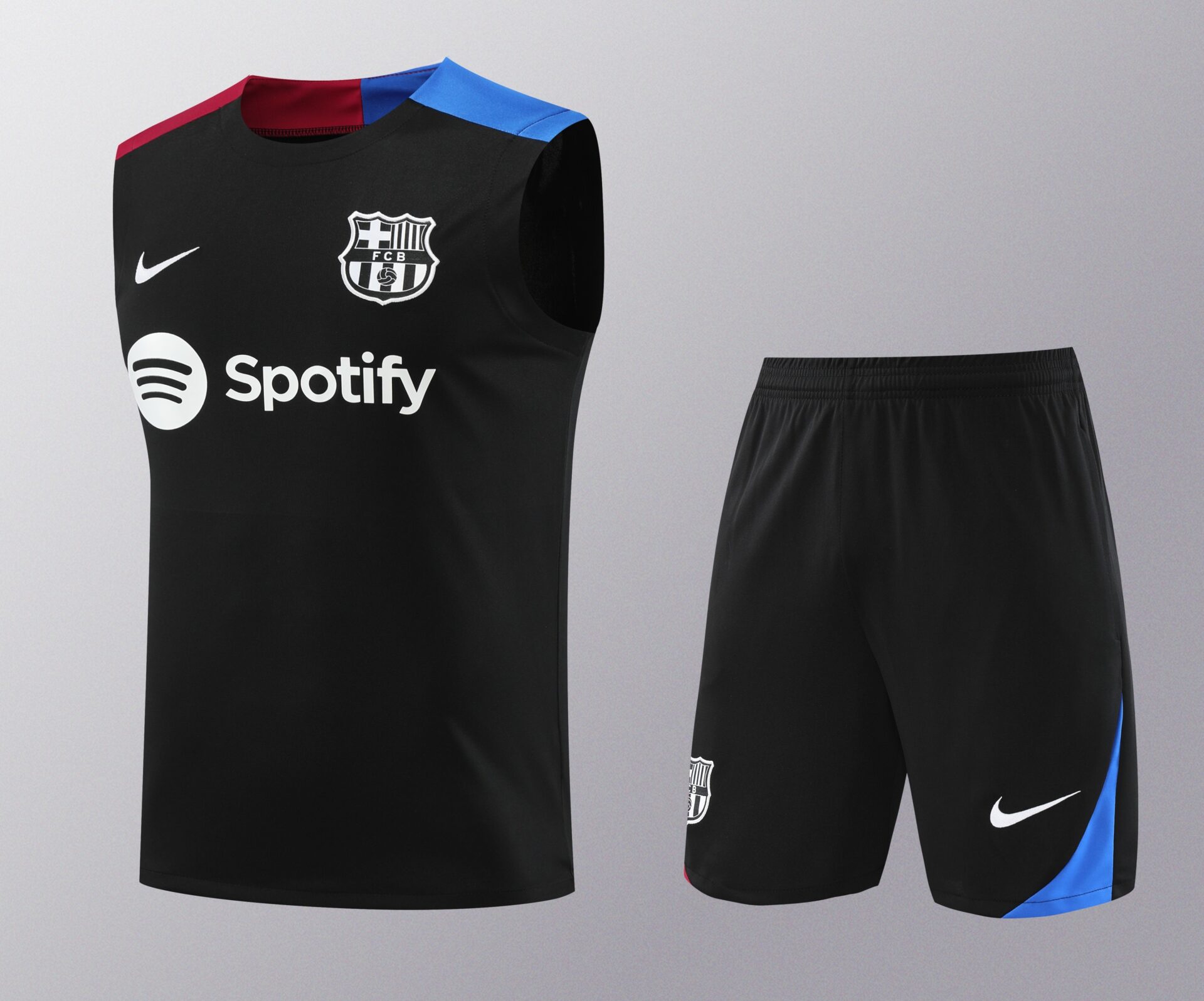Conjunto tirantes FC Barcelona negro