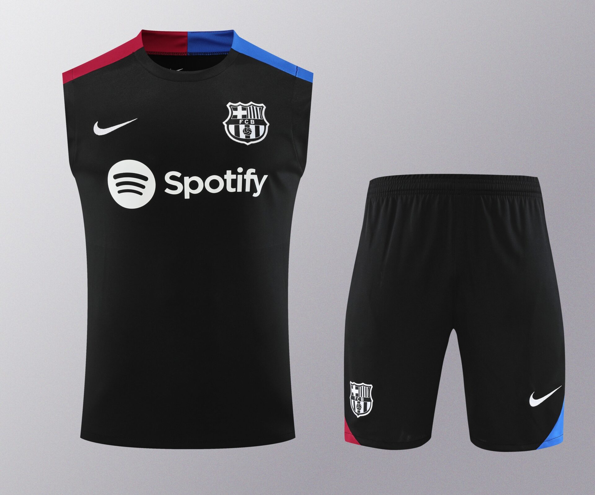 Conjunto tirantes FC Barcelona negro