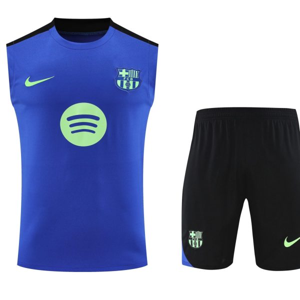 Conjunto tirantes FC Barcelona azul