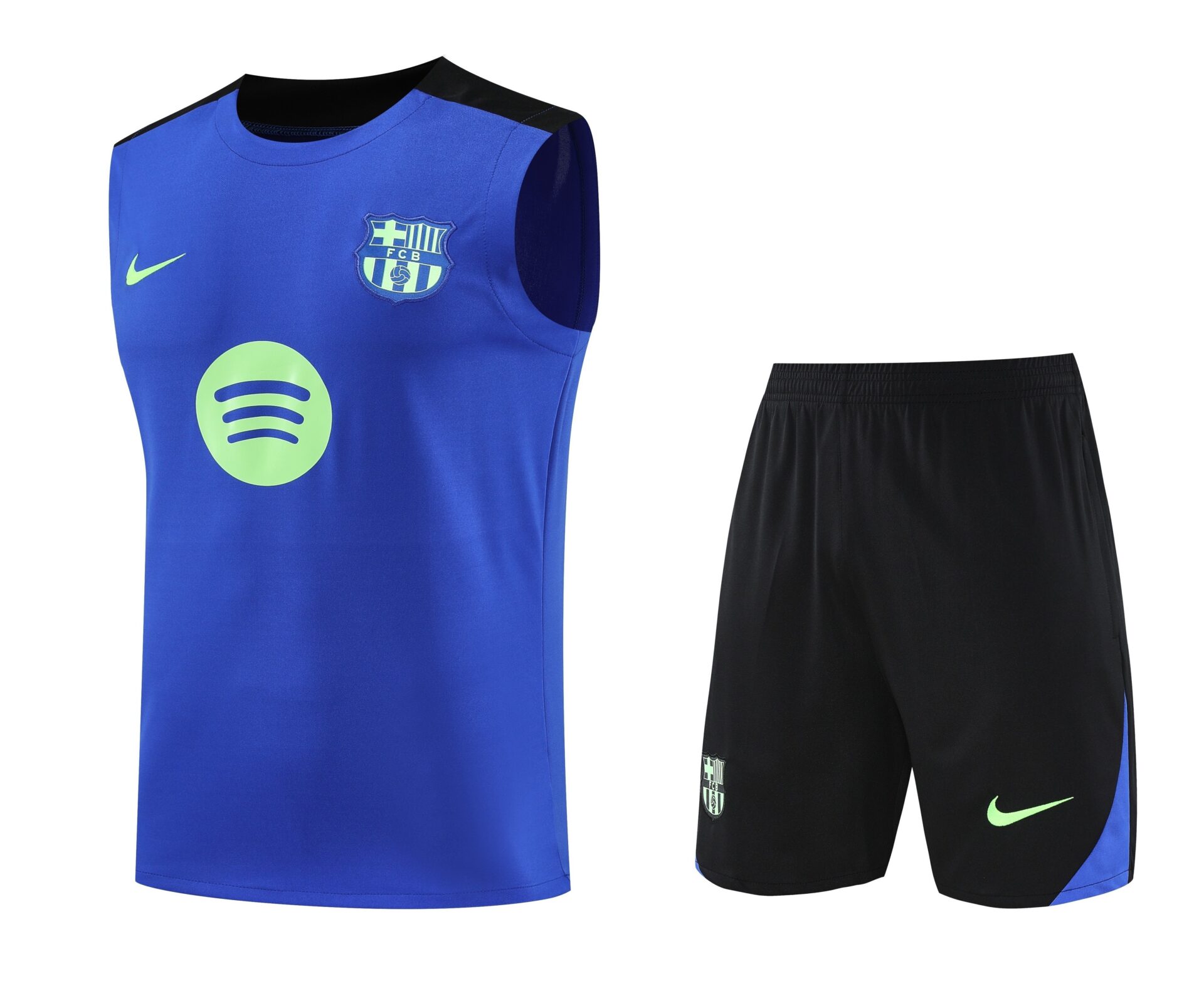 Conjunto tirantes FC Barcelona azul