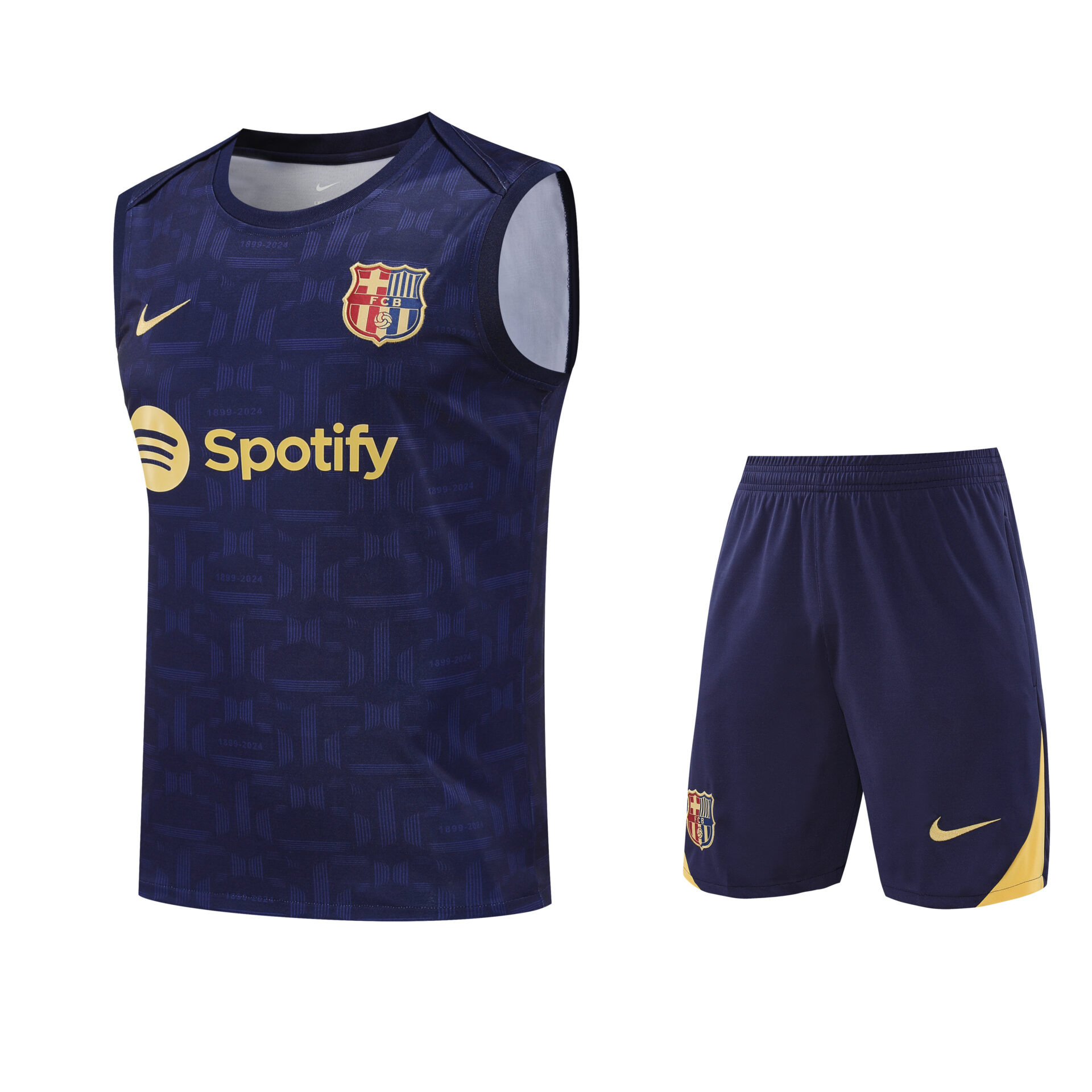 Conjunto tirantes FC Barcelona azul oscuro