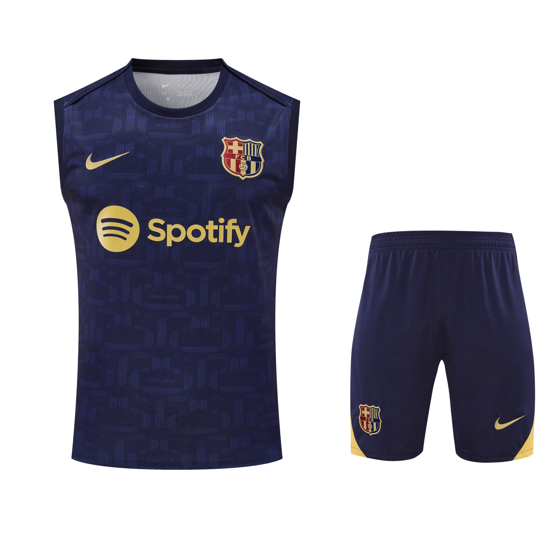 Conjunto tirantes FC Barcelona azul oscuro