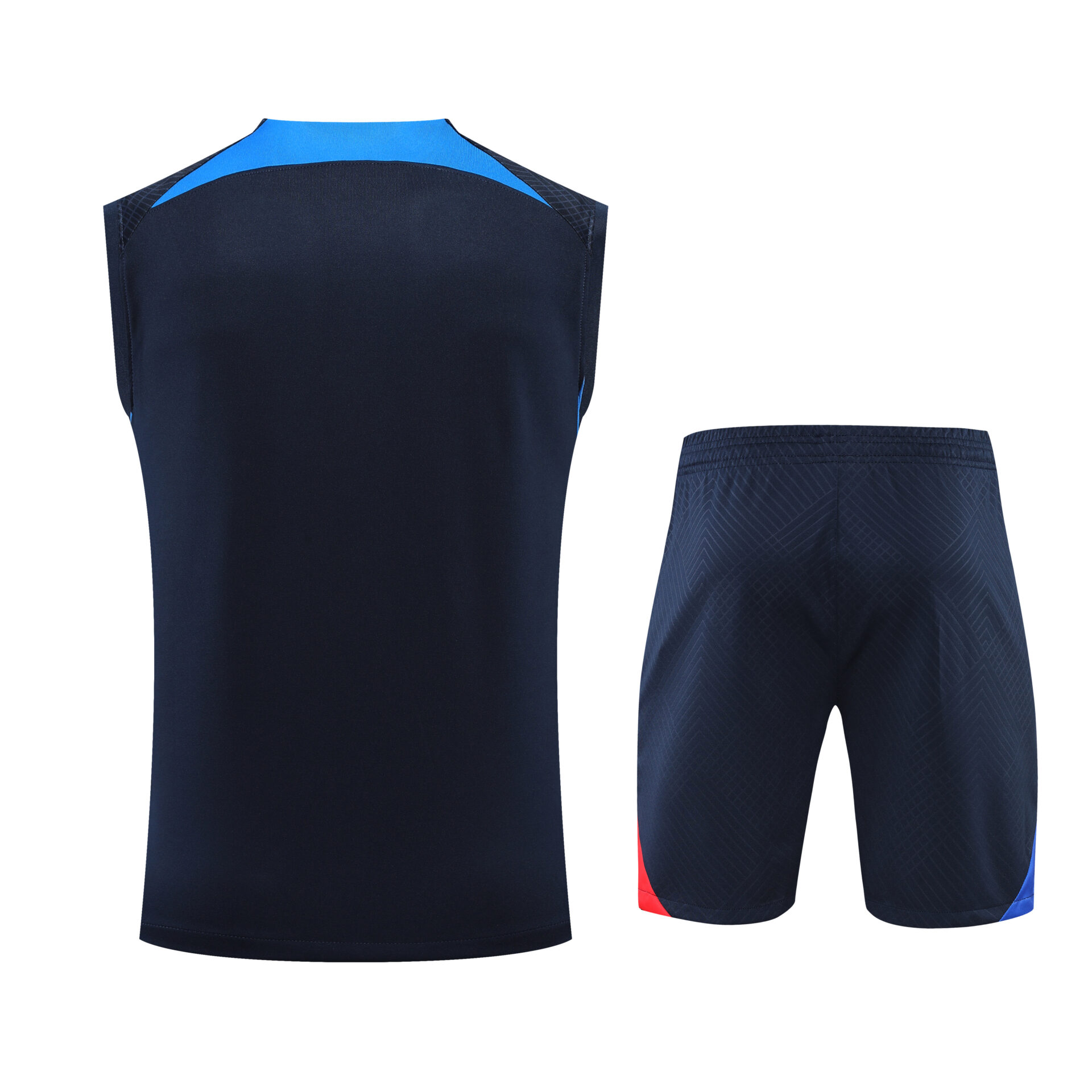 Conjunto tirantes FC Barcelona negro y azul