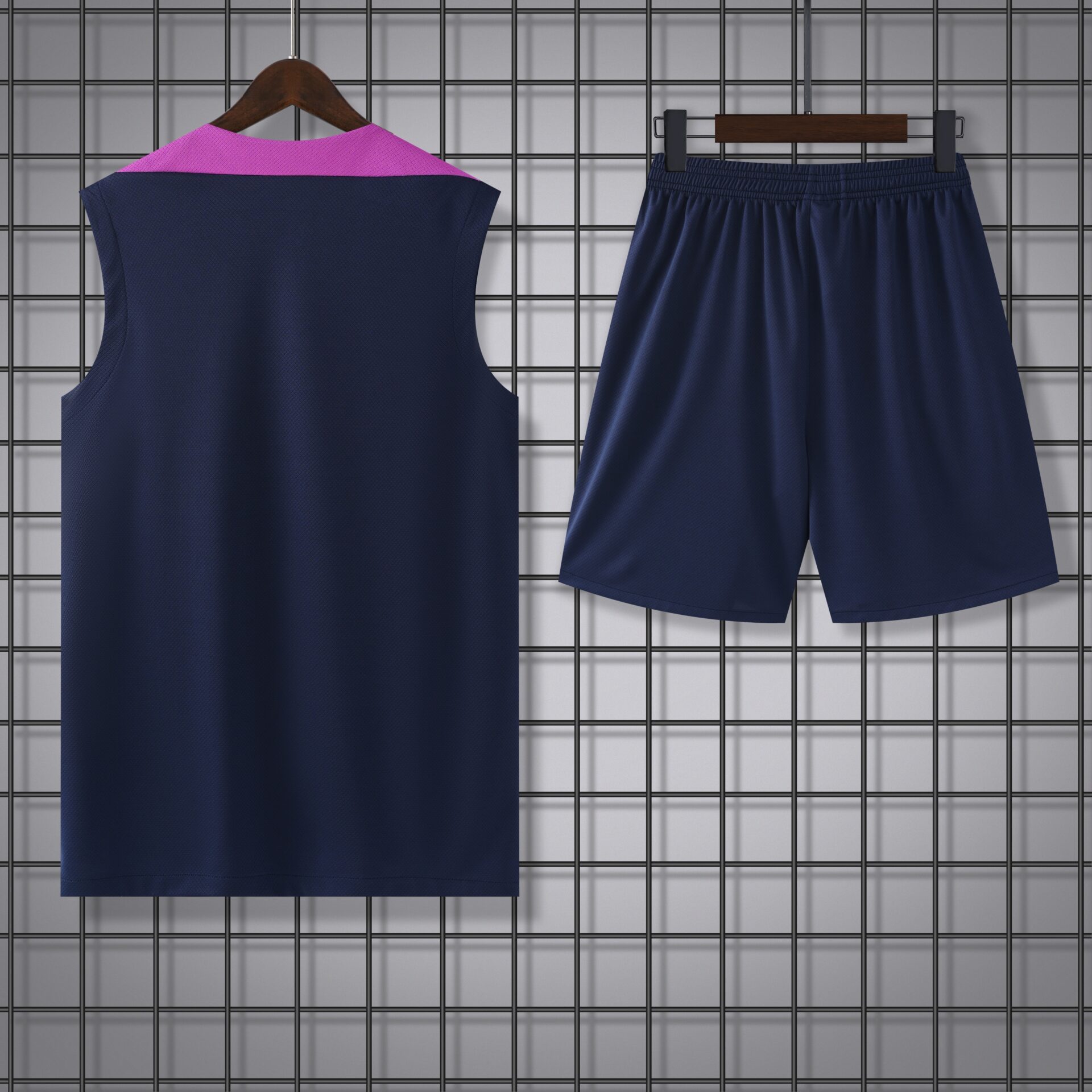 Conjunto tirantes FC Barcelona azul oscuro y morado
