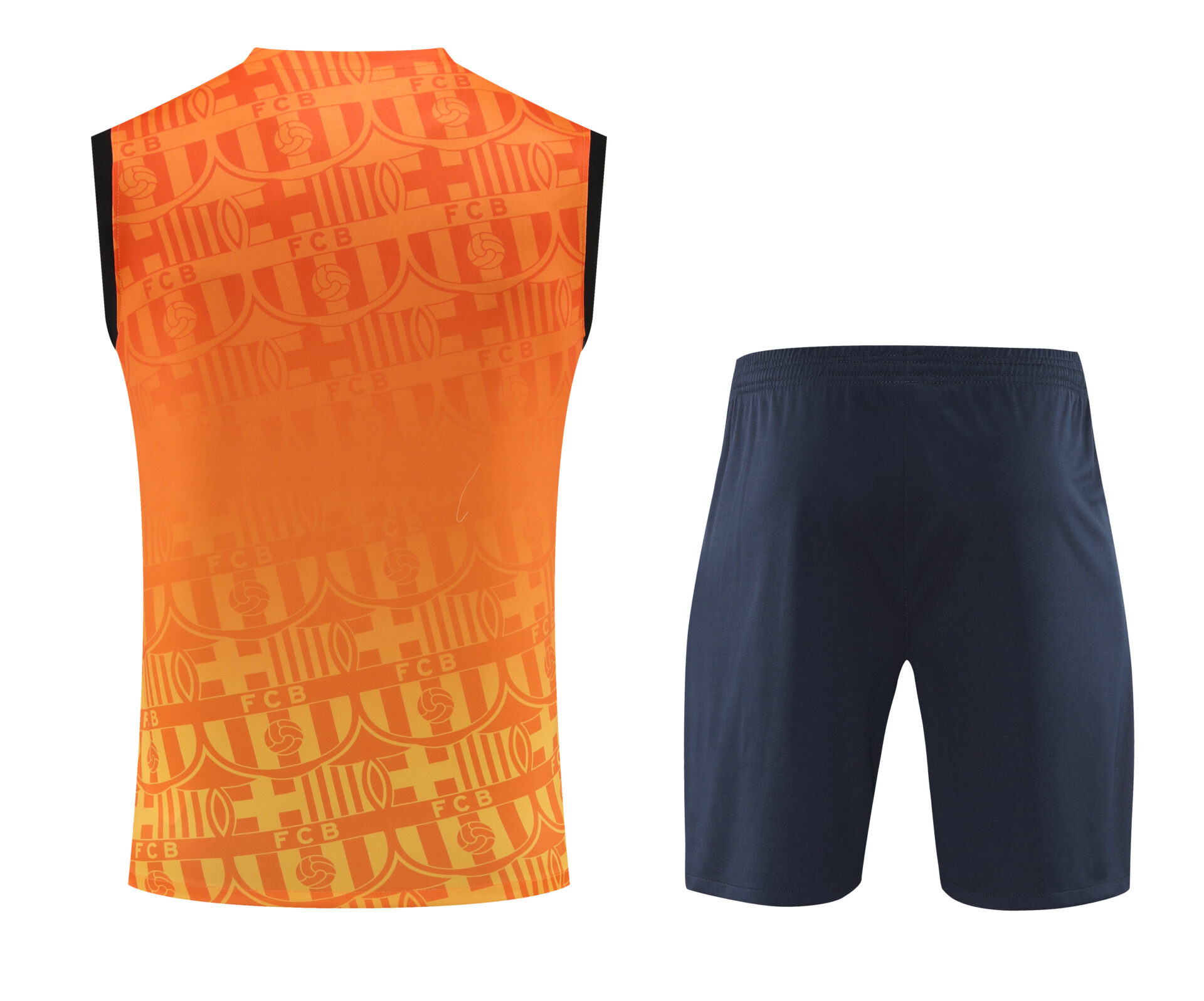 Conjunto tirantes FC Barcelona naranja
