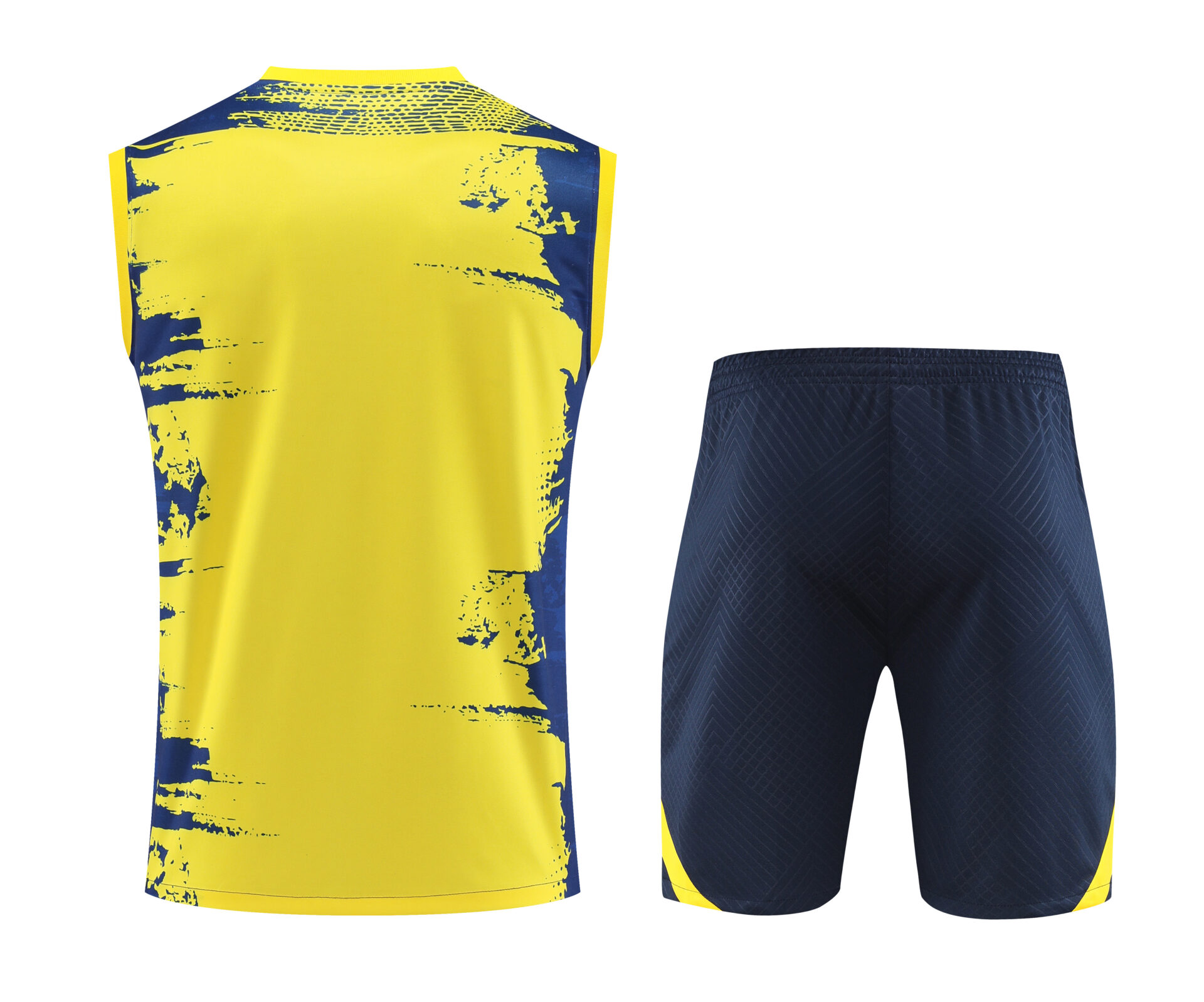 Conjunto tirantes FC Barcelona amarillo rojo y azul