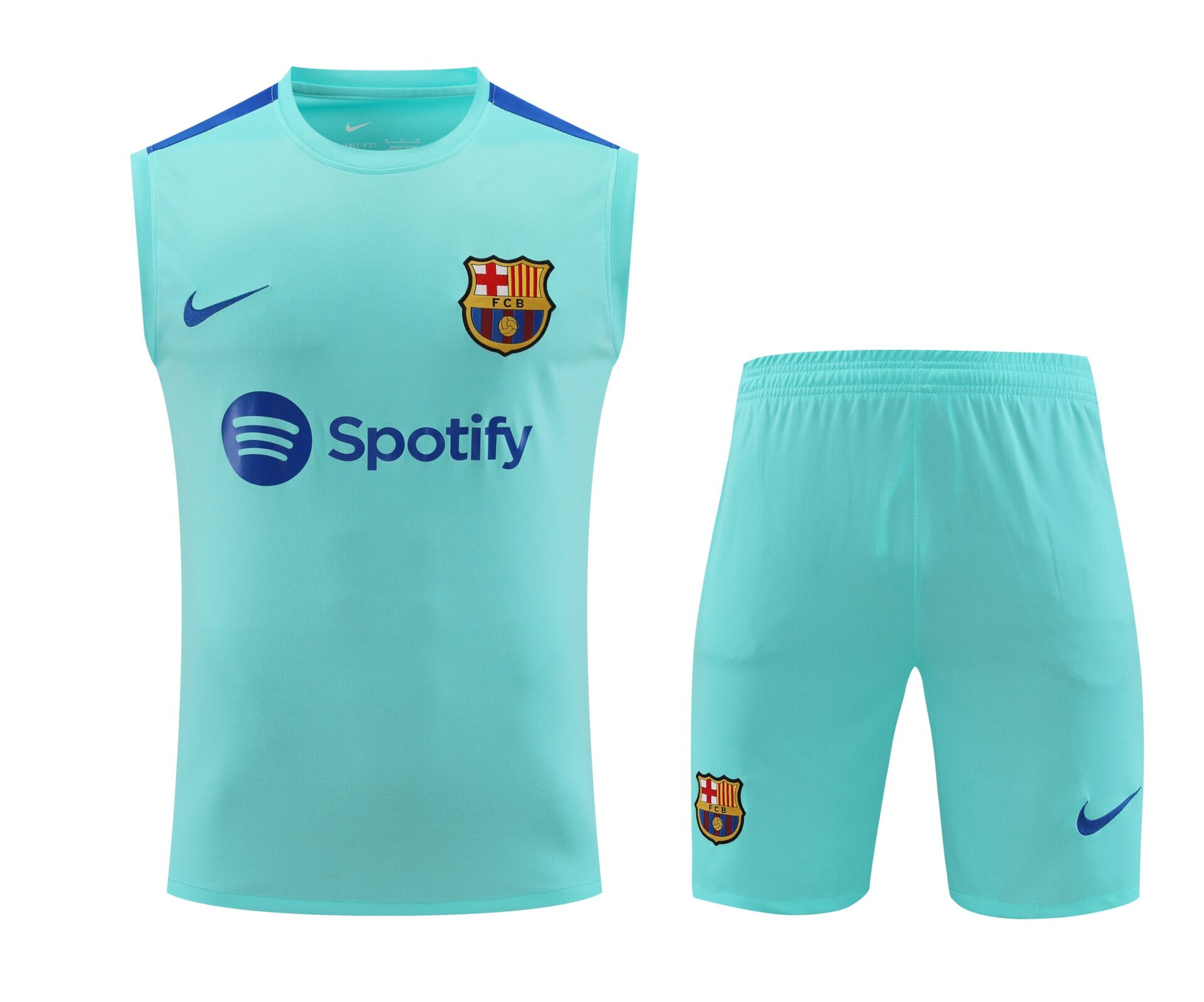 Conjunto tirantes FC Barcelona azul claro – Diseño 2