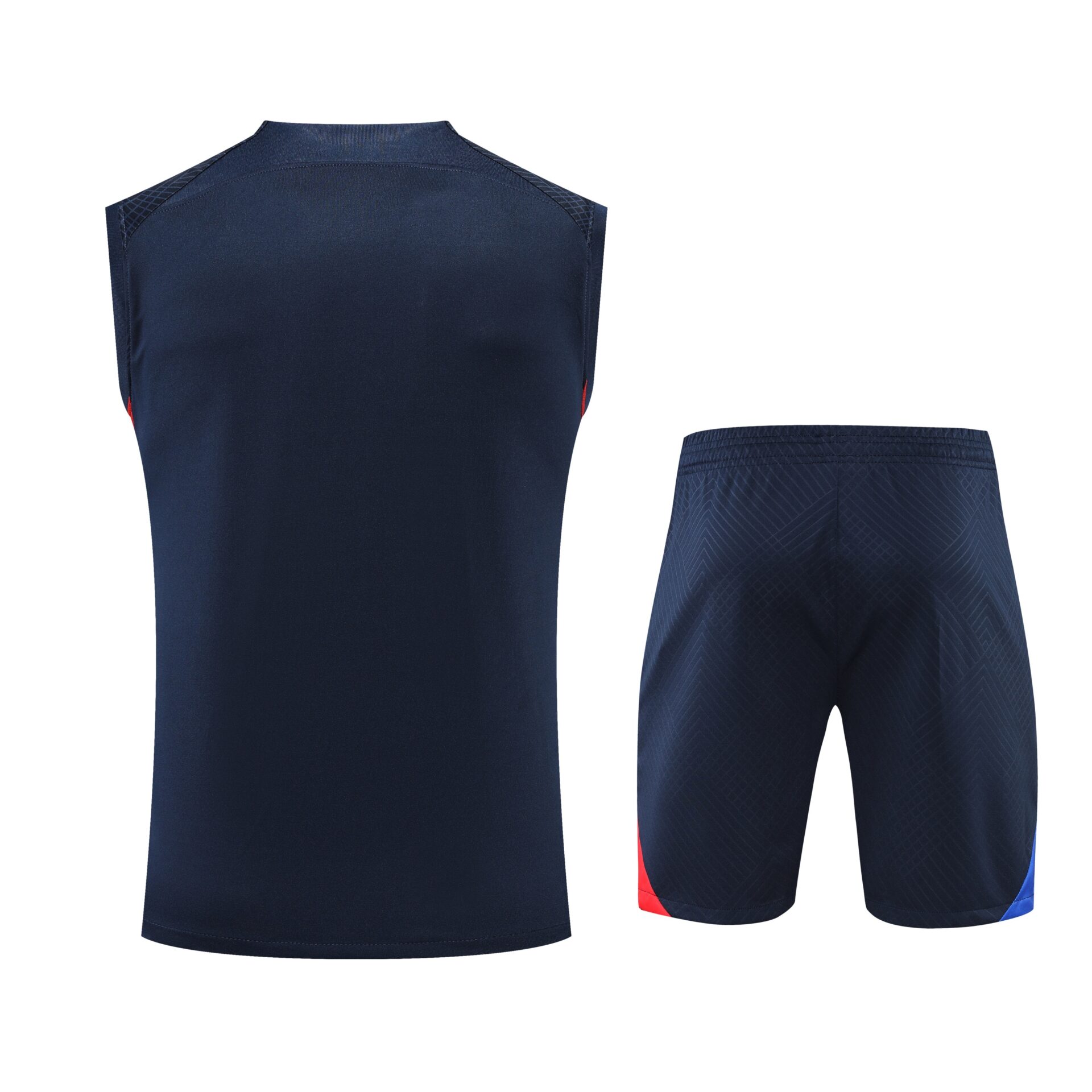 Conjunto tirantes FC Barcelona negro franja colores